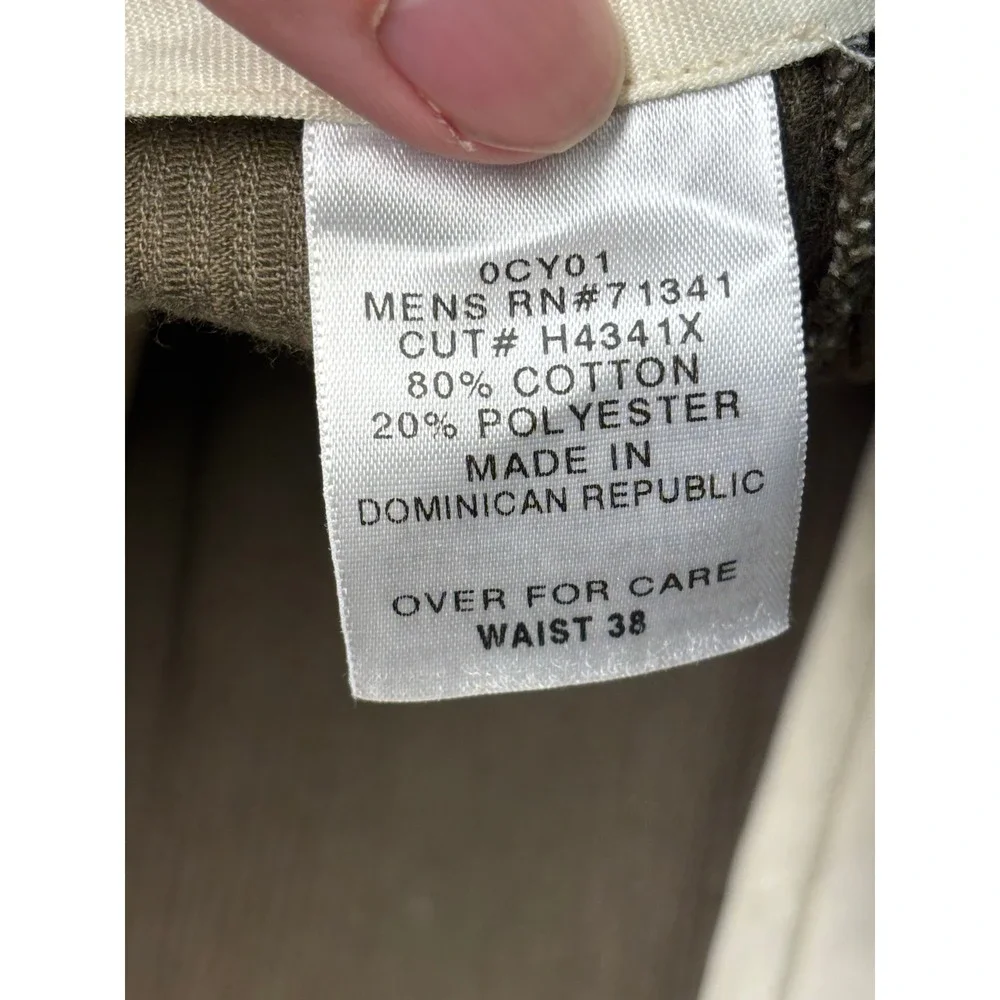 LL Bean Mens‎ Corduroy Pants Brown Straight Fit Waist 38X30 Cotton Blend Casual - Picture 5 of 13